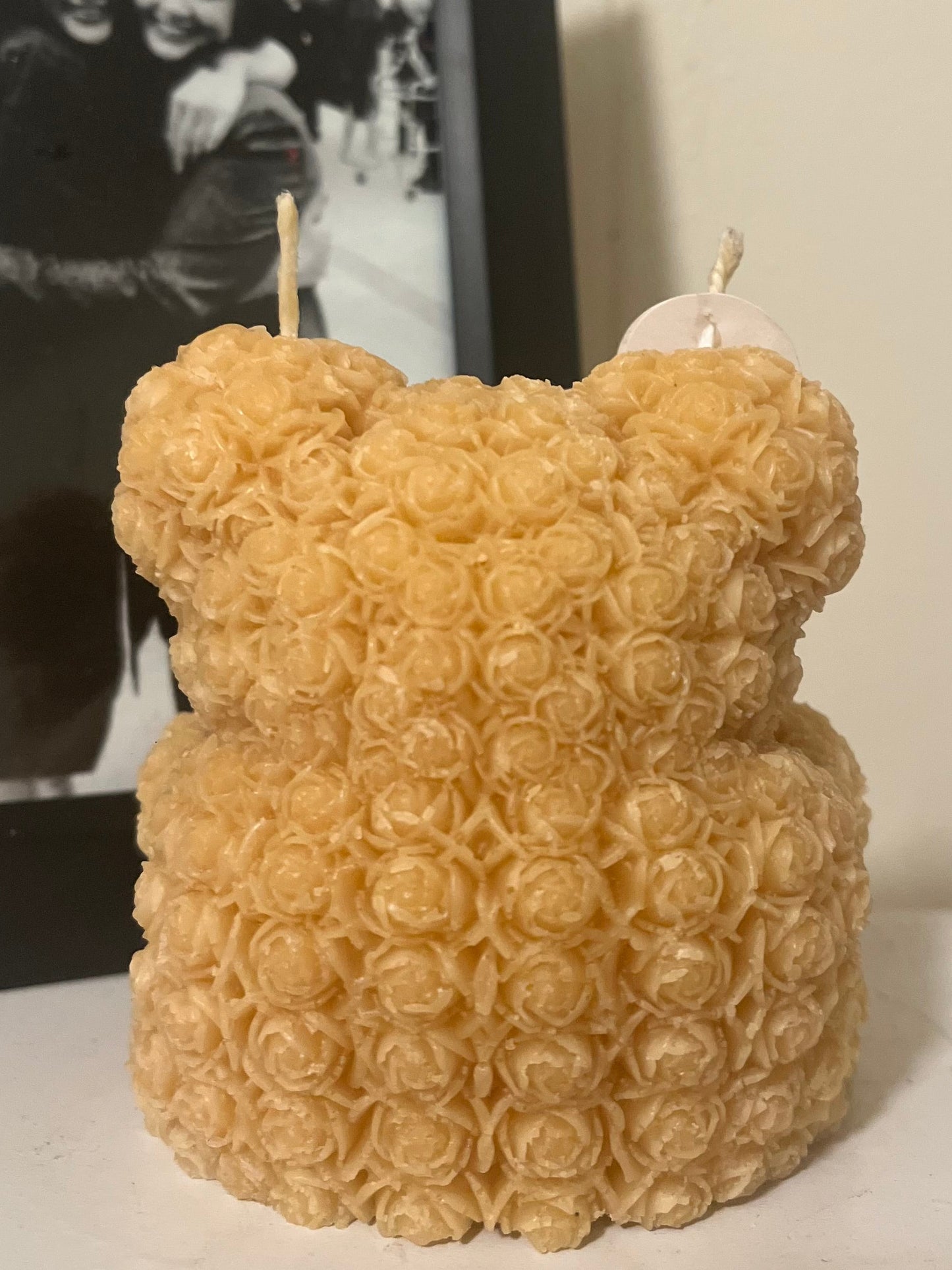Non-Toxic Love Bear Beeswax Candle