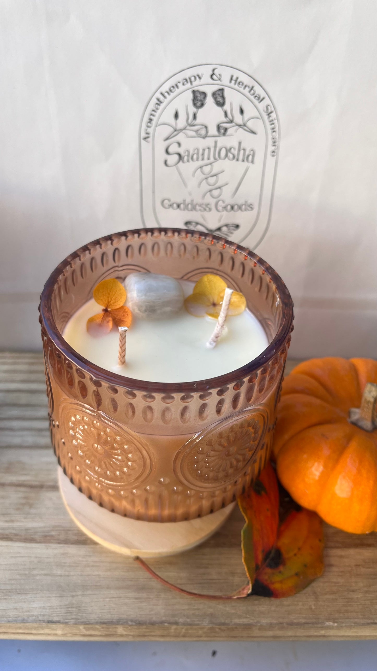 Fog & Fallen Leaves Fall Candle