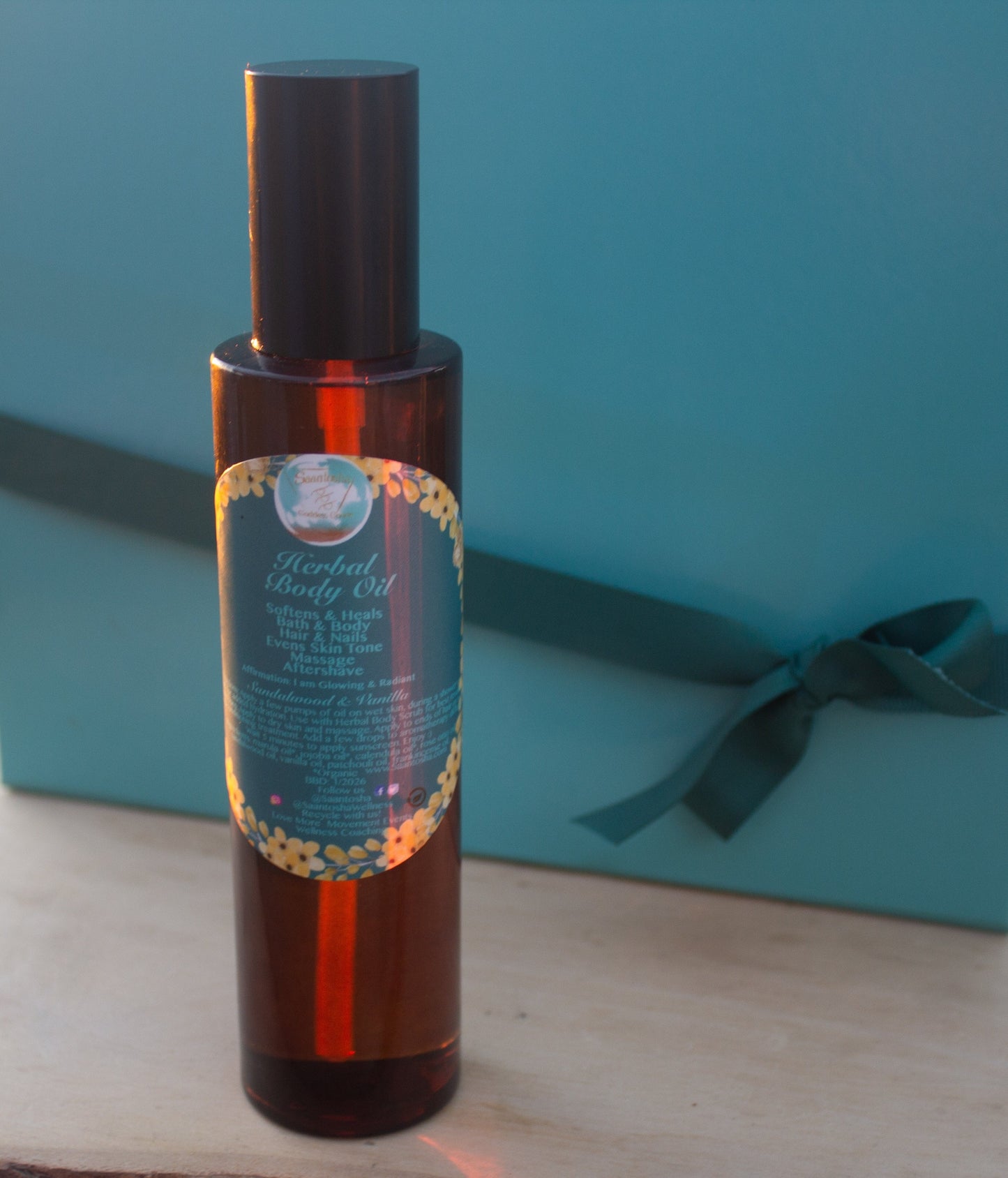 Sandalwood & Vanilla Herbal Body Oil
