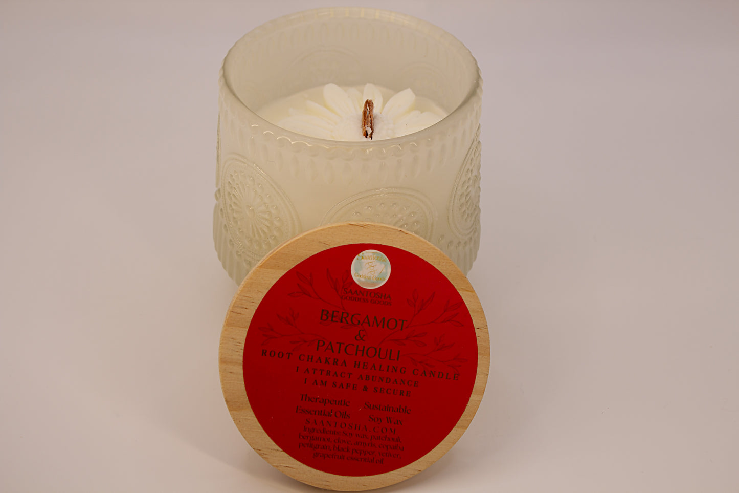 Vintage Daisy Non-Toxic Candles|Wooden Wick