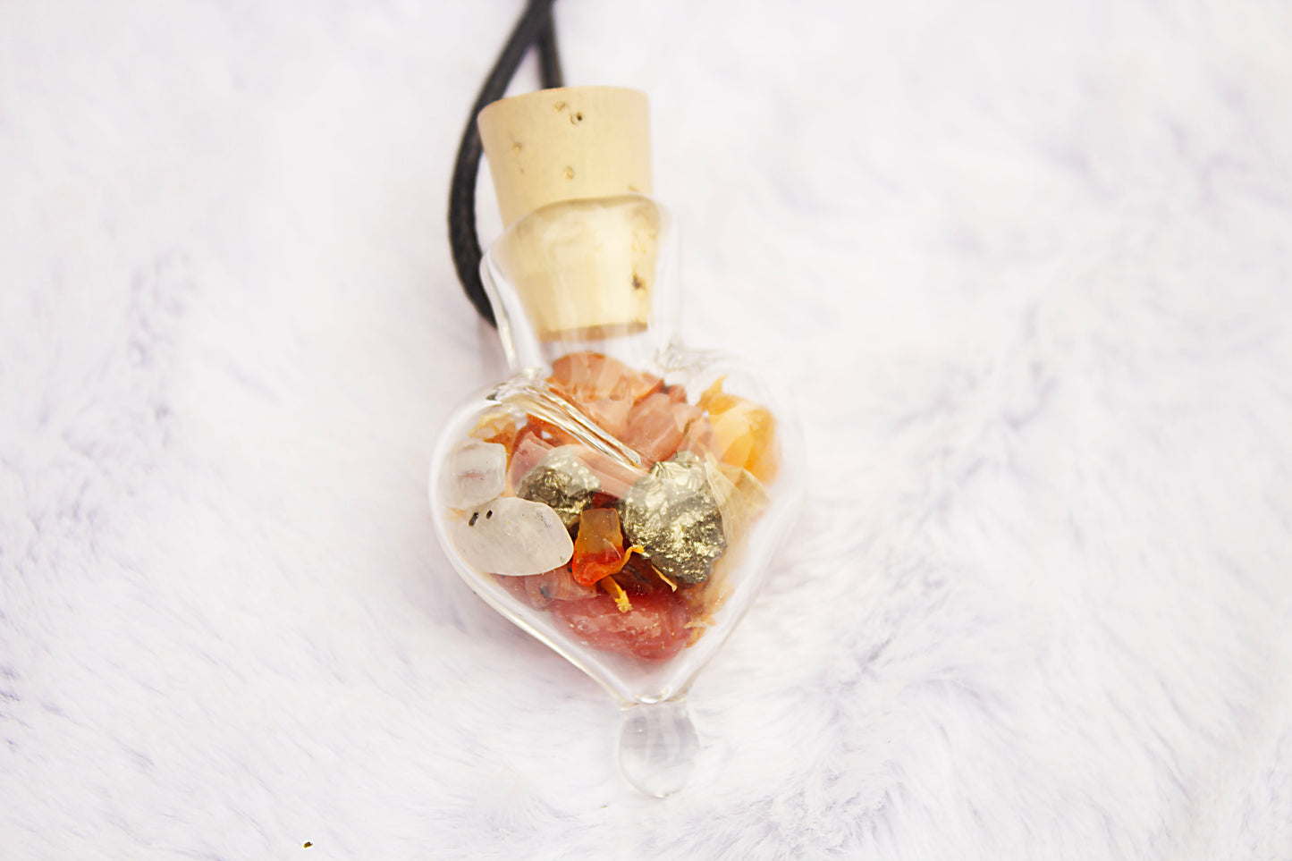 Plumeria Aromatherapy + Chakra Healing Potion Necklace | Svadhishthana Sacral Chakra