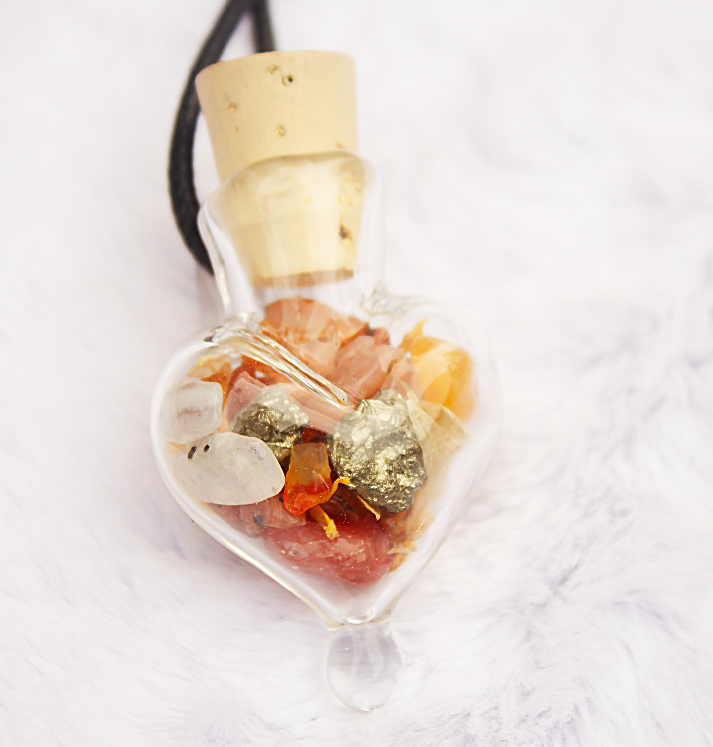 Plumeria Aromatherapy + Chakra Healing Potion Necklace | Svadhishthana Sacral Chakra