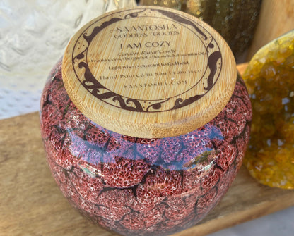 Cozy Ritual Ceramic Candle