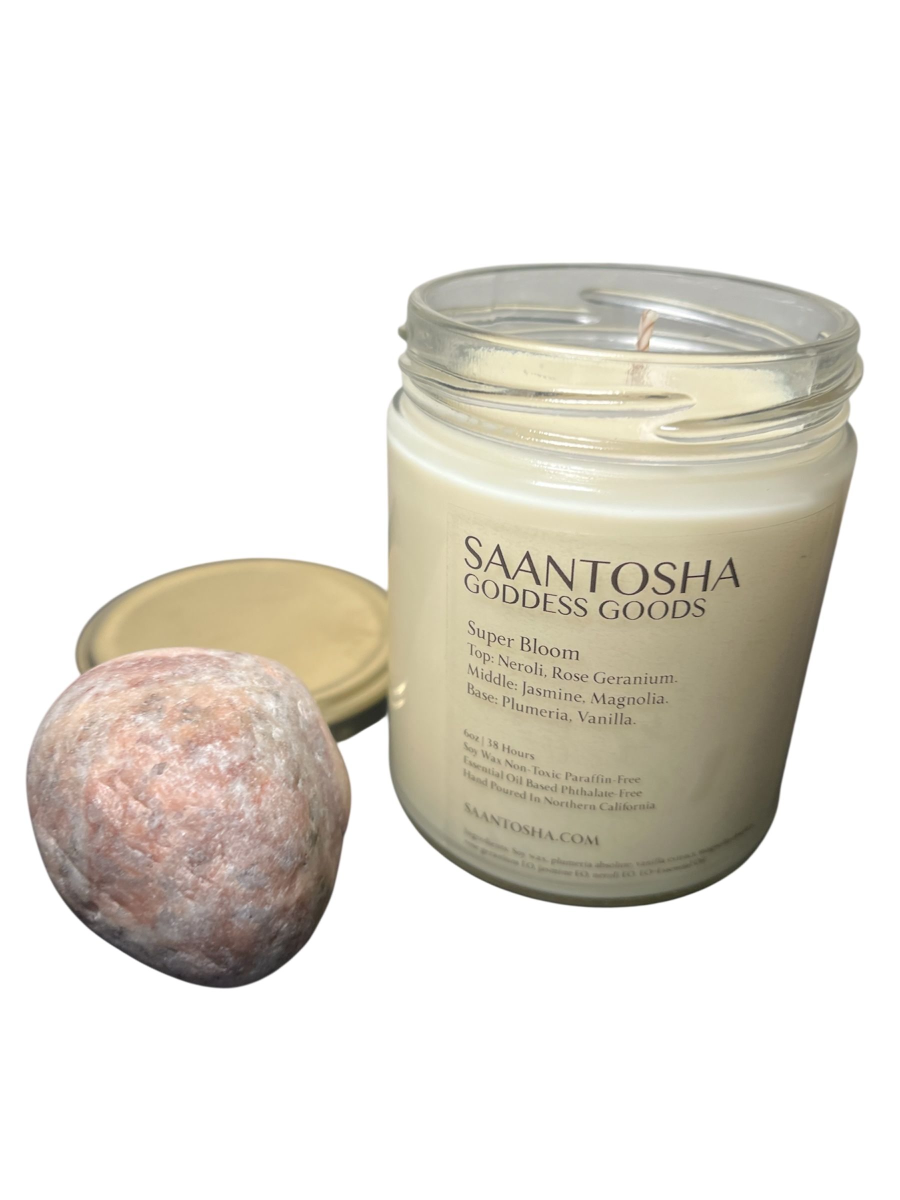 Jasmine & Neroli Non-Toxic Candle 8oz – Saantosha