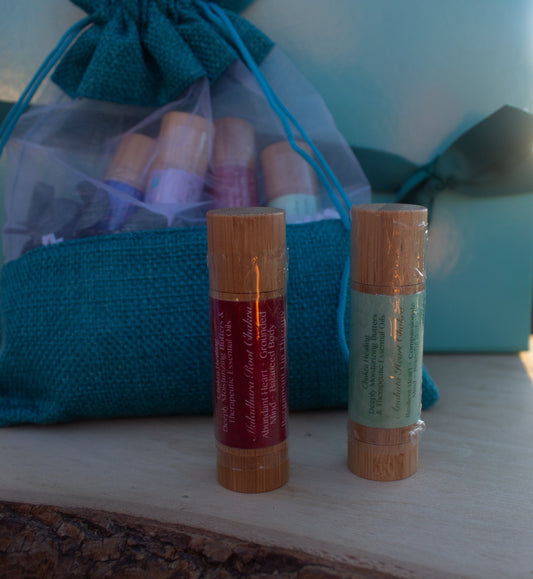 Lip Therapy + Chakra Healing| 4 Lip Balm Giftset