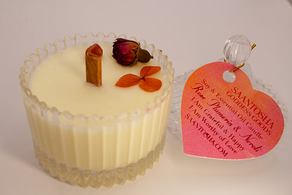 Vintage Non-Toxic Candles with Crystals