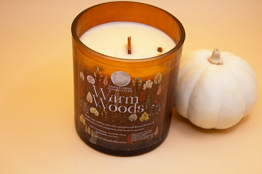 Warm Woods Non-Toxic Fall Candle